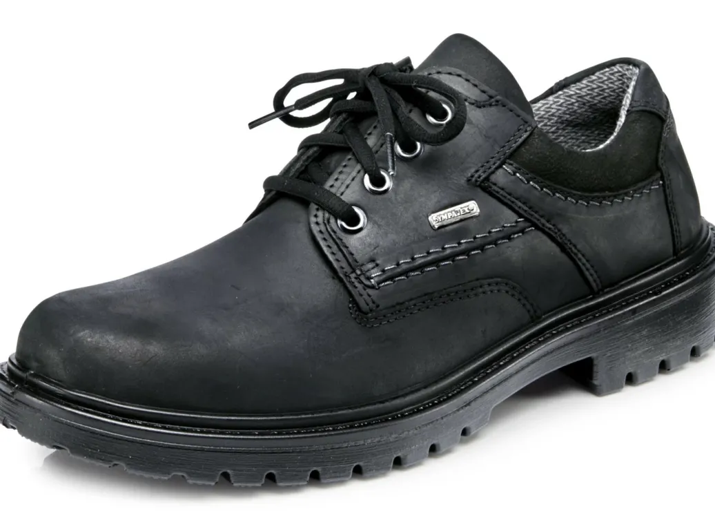 GINO GALANTE Herrenschuhe|Schuhe>, atmungsaktive Herren-Schnürschuhe, mit herausnehmbarem Fußbett SCHWARZ