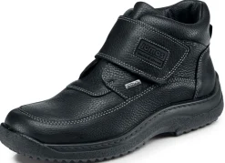 GINO GALANTE Herrenschuhe|Schuhe>, atmungsaktive Herren-Boots, Winterschuhe, mit Klettverschluss SCHWARZ