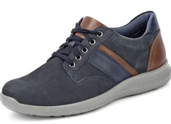 GINO GALANTE Herrenschuhe|Schuhe>, bequeme Herren-Schnürschuhe, Weite K, mit herausnehmbarem Fußbett MARINE-COGNAC