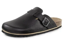 GINO GALANTE Herrenschuhe|Schuhe>Clog aus schattiertem, genarbtem Rindleder