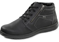 GINO GALANTE Herrenschuhe|Schuhe>, gefütterte Herren-Boots, Winterschuhe, Weite H, mit Reißverschluss SCHWARZ