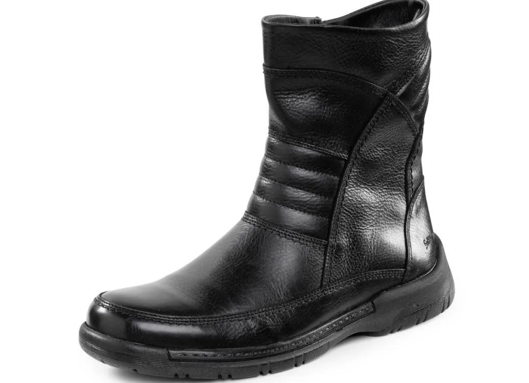 GINO GALANTE Herrenschuhe|Schuhe>, gefütterte Herren-Stiefel, Winterschuhe, mit Lammfell