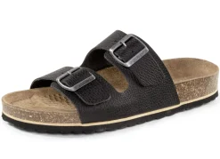 GINO GALANTE Herrenschuhe|Schuhe>, klassische Herren-Pantoletten, Weite H, aus Leder