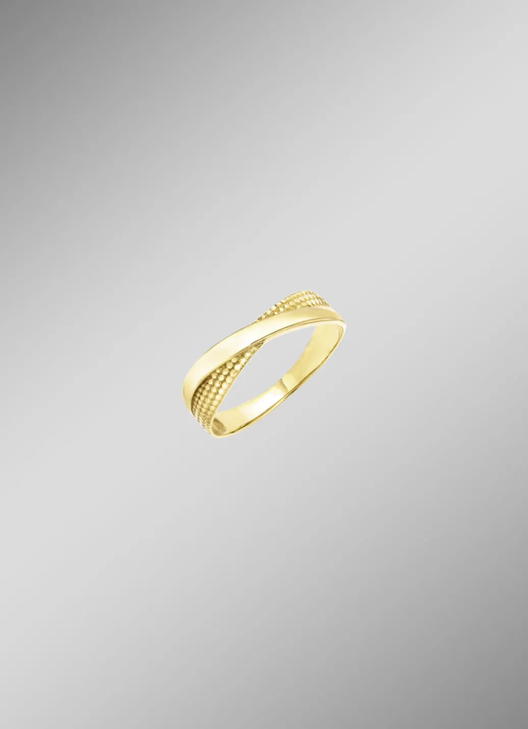 Damen-Goldschmuck>Glänzender Damenring aus Gold