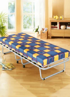 Möbel>Gästebett mit Lattenrost und Matratze SILBER