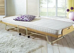 Möbel>Gästebett mit Lattenrost und Kaltschaummatratze NATUR