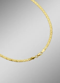 Damen-Goldschmuck>Halskette oder Armband mit Königskettengliedern