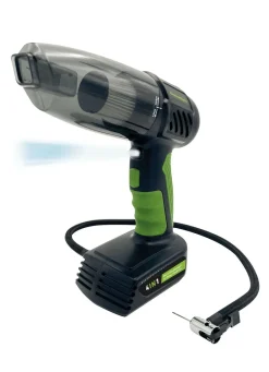 MEDIA SHOP Gartengeräte Und Zubehör|Staubsauger>Hammersmith AirStorm 2-in-1: Akku-Sauger und Kompressor SCHWARZ