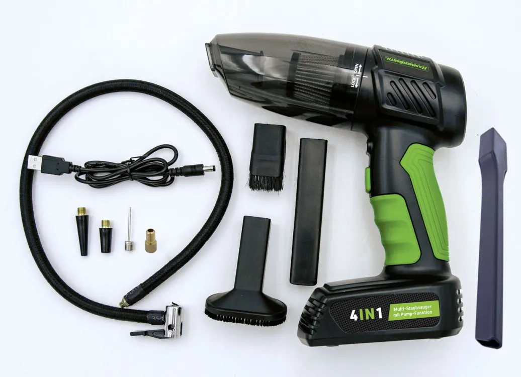 MEDIA SHOP Gartengeräte Und Zubehör|Staubsauger>Hammersmith AirStorm 2-in-1: Akku-Sauger und Kompressor SCHWARZ