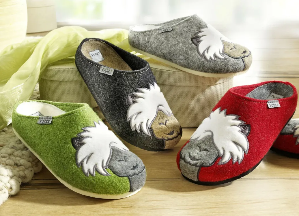 Damenschuhe|Schuhe>Hausschuh mit anatomisch geformten Fußbett