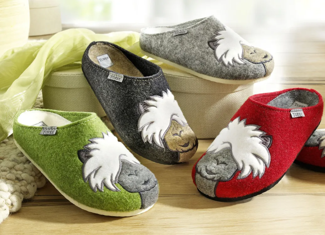 Damenschuhe|Schuhe>Hausschuh mit anatomisch geformten Fußbett