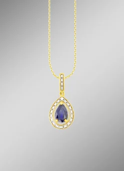 Damen-Silberschmuck|Damen-Edelsteinschmuck>Hübscher Anhänger mit Ankerkette