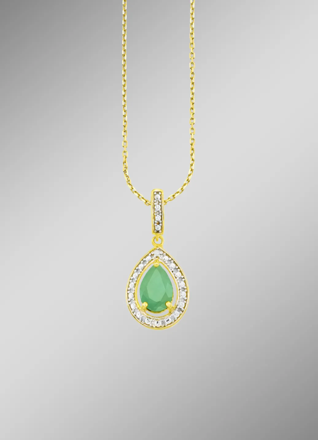 Damen-Silberschmuck|Damen-Edelsteinschmuck>Hübscher Anhänger mit Ankerkette