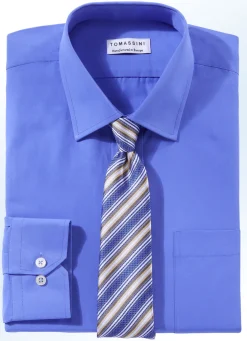 Hemden>Hemd mit Brusttasche in 5 Farben und 2 Ärmellängen