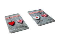 WENKO Haushaltshelfer>Herdabdeckplatten/Wandblende Herzen