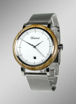 WAIDZEIT Herrenuhren>Herrenuhr mit Mesharmband