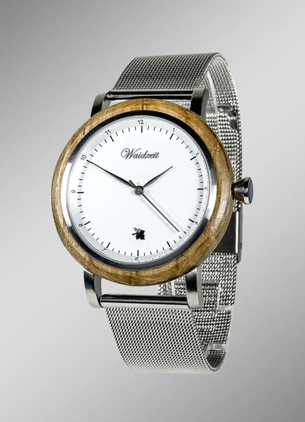 WAIDZEIT Herrenuhren>Herrenuhr mit Mesharmband