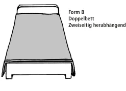Dekoration|Heimtextilien></noscript>Hervorragend verarbeitete Tagesdecke und passende Kissenbezüge
