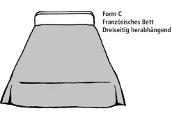 Dekoration|Heimtextilien></noscript>Hervorragend verarbeitete Tagesdecke und passende Kissenbezüge