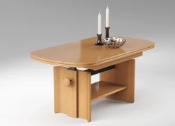 Möbel></noscript>Höhenverstell- und ausziehbarer Couchtisch