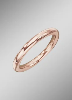 Damen-Goldschmuck>Hochglänzender Partnerring aus Roségold