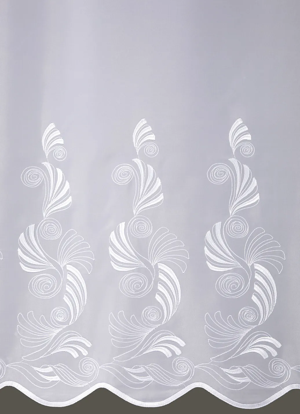 PLAUENER STICKEREI Heimtextilien>Hochwertiger Langstore WEISS