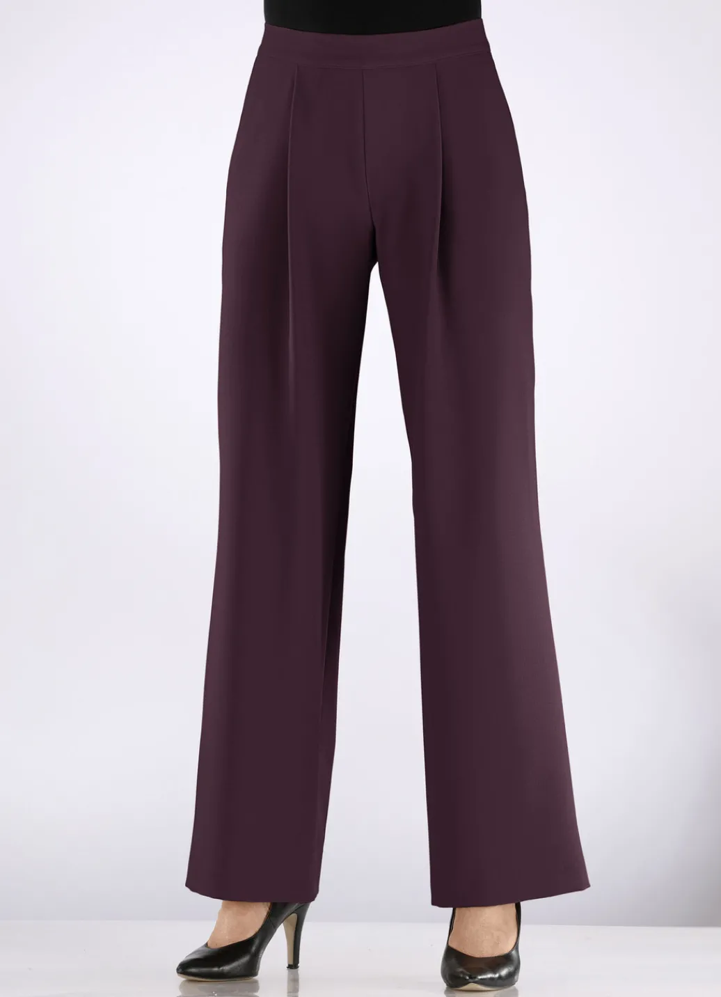 KLAUS MODELLE MADE IN GERMANY Hosen>Hose mit Bundfalten in modischer Weite