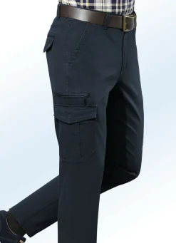 Hosen>Hose mit Cargotaschen in 3 Farben