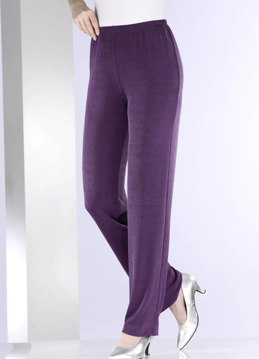 KLAUS MODELLE MADE IN GERMANY Hosen|Abendmode>Hose mit edlem Glanz