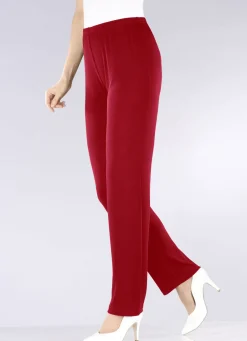 KLAUS MODELLE MADE IN GERMANY Hosen></noscript>Hose mit edlem Glanz in Extra-Kurzgrößen