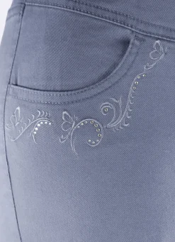 Hosen></noscript>Hose mit funkelnden Glitzersteinchen