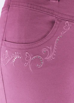 Hosen></noscript>Hose mit funkelnden Glitzersteinchen