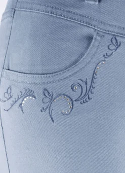 Hosen></noscript>Hose mit funkelnden Glitzersteinchen