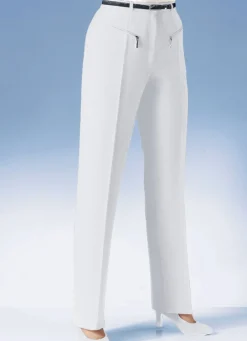 KLAUS MODELLE MADE IN GERMANY Hosen>Hose mit paspelierten Reißverschluss-Taschen