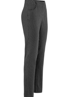 Hosen></noscript>Hose mit trendiger Hahnentritt-Dessinerung