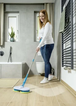 MEDIA SHOP Reinigung|Technik></noscript>Hurricane Floating Mop Akku-Rotationsmopp SILBER