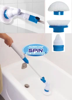 MEDIA SHOP Reinigung|Technik>Hurricane Spin Scrubber Akku-Reinigungsbürste