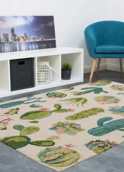 Heimtextilien>Innen- und Außenbereich geeignete Brücken und Teppiche MULTICOLOR