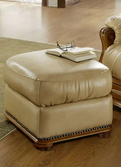 Möbel>Italienische Polstermöbel mit Bezug aus echtem Leder