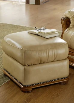 Möbel>Italienische Polstermöbel mit Bezug aus echtem Leder