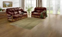 Möbel></noscript>Italienische Polstermöbel mit Bezug aus echtem Leder