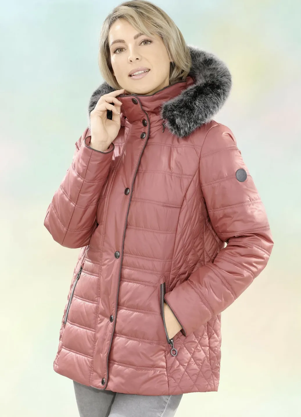 Jacken & Mäntel>Jacke mit abnehmbarer Kapuze