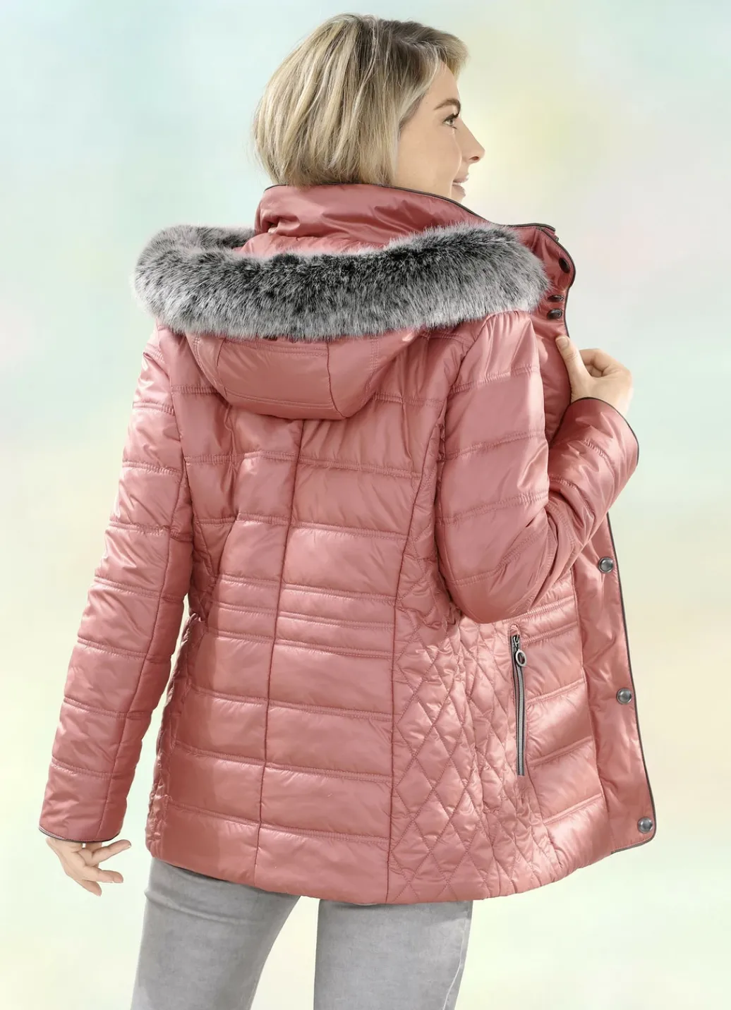 Jacken & Mäntel>Jacke mit abnehmbarer Kapuze