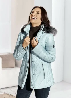 Jacken & Mäntel>Jacke mit figurfreundlicher Längssteppung seitlich