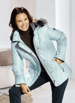 Jacken & Mäntel></noscript>Jacke mit figurfreundlicher Längssteppung seitlich