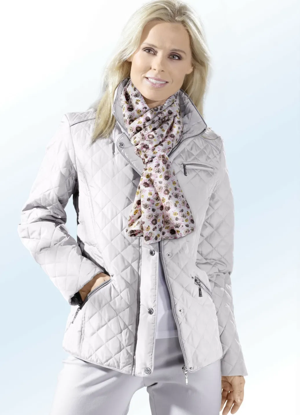 Jacken & Mäntel>Jacke mit Kontrastpaspelierung