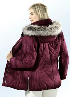 Jacken & Mäntel>Jacke mit Reißverschluss unter der Druckerleiste