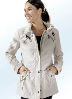 Jacken & Mäntel>Jacke mit weitenregulierbaren Ärmelriegeln