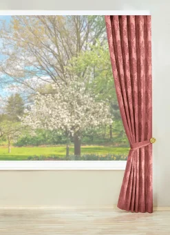 Heimtextilien></noscript>Jacquard-Übergardine mit Universalschienenband