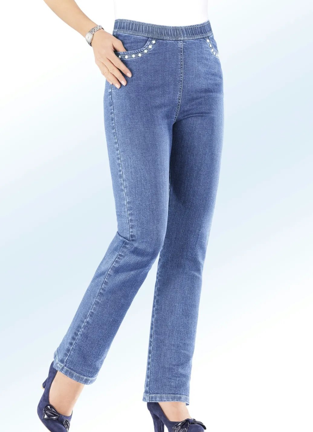 Hosen>Jeans in komfortabler Schlupfform